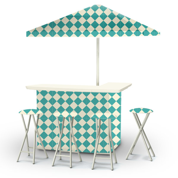 Best of Times Bar Set with Stools Wayfair